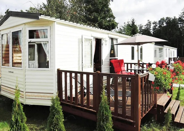 Mobile In With A Terrace Tatil Evi Kołczewo